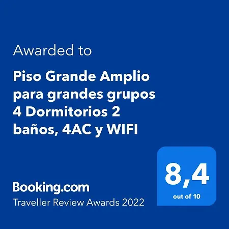 Lägenhet Piso Grande Amplio Grandes Grupos 4 2 Banos,asc 4ac Y Wifi Alicante